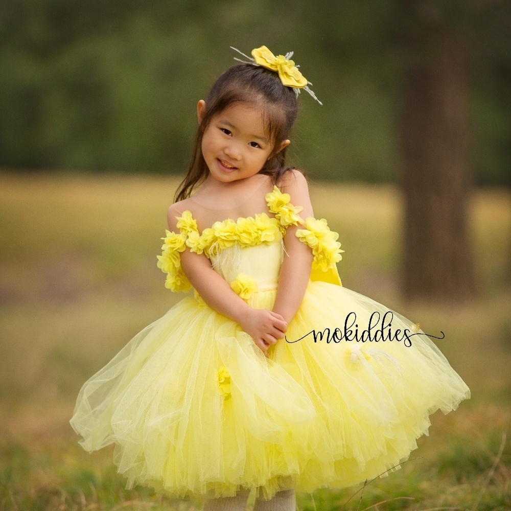 Luxury flower girl dress
